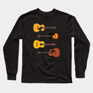 Different Acoustic Guitar Pack Long Sleeve T-Shirt